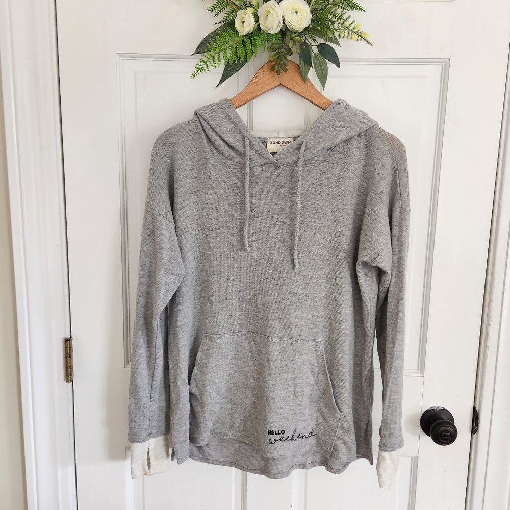 Sundown by River + Sky Sundown 'Hello Weekend' Hooded Sweatshirt